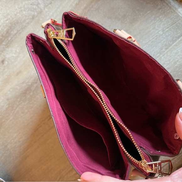 Brown and Tan Designer Tote Bag - Picture 4 of 8